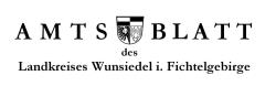 Logo Amtsblatt des Landkreises Wunsiedel i. Fichtelgebirge