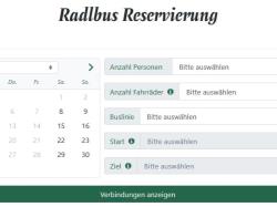 Radlbus Reservierung